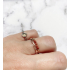 CHARMIN'S TINY RING HALF CHAIN STAAL R1116 Goud