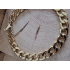 Stainless steel gouden armband, 21 cm lengte!