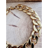 Stainless steel gouden armband, 22 cm lengte!