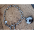 Stainless steel armbandje met prachtige charm schelp