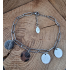 Stainless steel armbandje met prachtige ronde charms