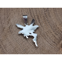 Echt zilveren Feeën hanger. 