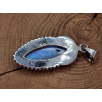 Echt zilveren ketting hanger met Maansteen