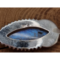 Echt zilveren ketting hanger met Maansteen