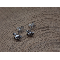 Lieve echt zilveren oorstekers van een bijtje