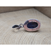 Echt zilveren hanger met Kyaniet 