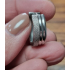 Stainless steel creolen, zilver, 20 mm groot. 46167