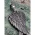 Prachtige echt zilveren angel wings hanger.