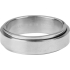  R1068 TURNING ANXIETY FIDGET RING SHINY STAAL