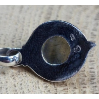 Echt zilveren hanger met Labradoriet 