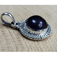 Echt zilveren hanger met Amethist