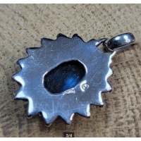 Echt zilveren hanger met Labradoriet 