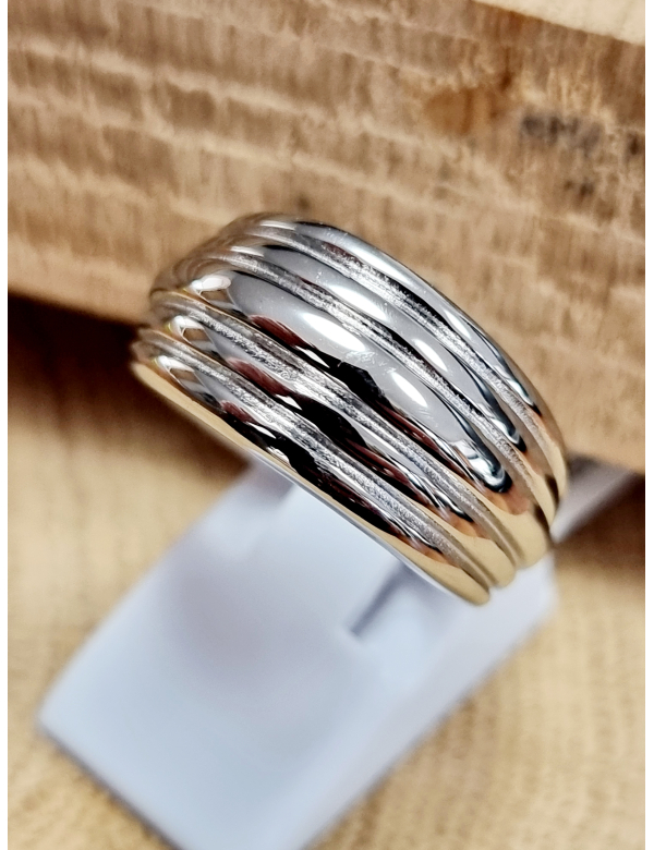 Ring Fashionista Silver Stainless Steel