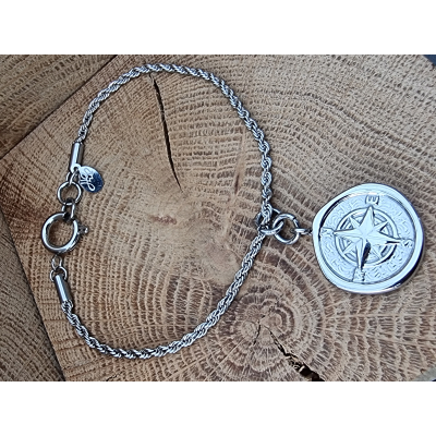 Stainless steel armbandje met prachtige charm