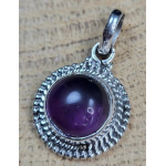 Echt zilveren hanger met Amethist