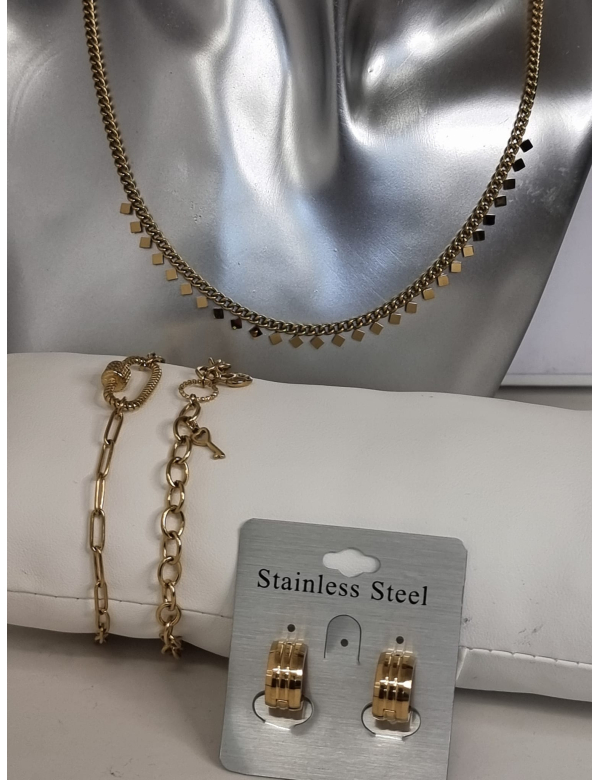 Stainless steel set 46.