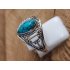 Echt zilveren ring met Turkoois maat 19