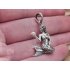 Echt zilveren zeemeermin hanger met parel.