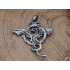 Echt zilveren draken hanger.