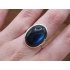 Echt zilveren ring met labradoriet 