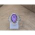 Echt zilveren ring met amethist 