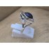 Echt zilveren ring met lapis lazuli