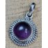 Echt zilveren hanger met Amethist