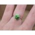 Echt Zilveren ring met Groene Koper Turquoise