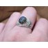 Echt zilveren ring met Labradoriet
