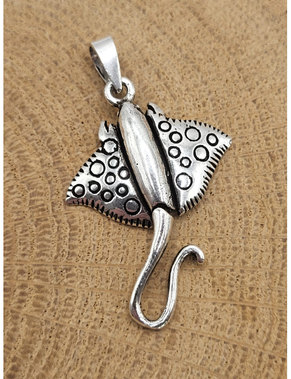Echt zilveren hanger Manta Rog Echt zilveren hanger Manta Rog
